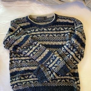 Vintage 90s oversized pattern sweater